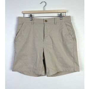 Marine Layer Light‎ Khaki Shorts Casual Normcore Chino Style Spring 2024 Size 32